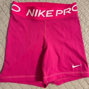 Nike Pro Hot Pink Shorts